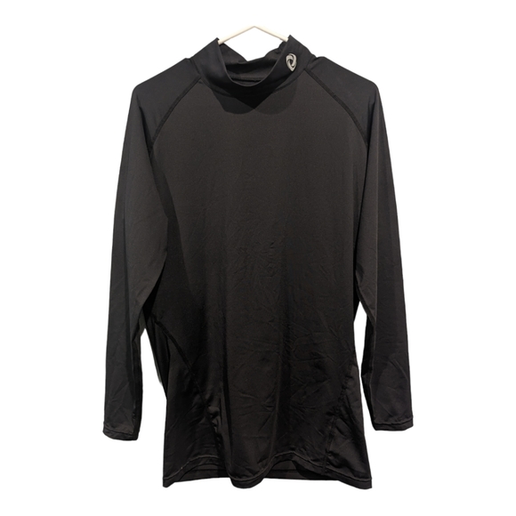 Tesla black long sleeve lightweight base layer. Men's size 2XL. - Picture 1 of 5
